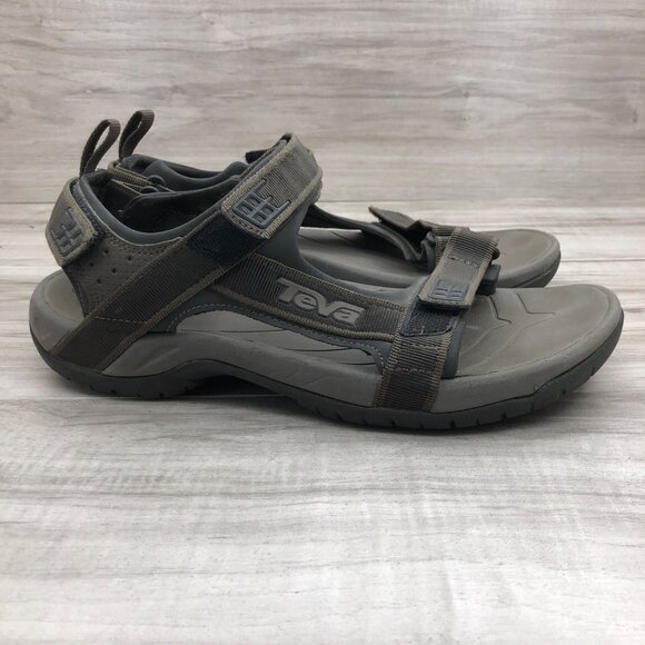 Teva Sandals Men's 9 Minam Brown Hook and Loop Outdoor Shoes - Picture 1 of 11